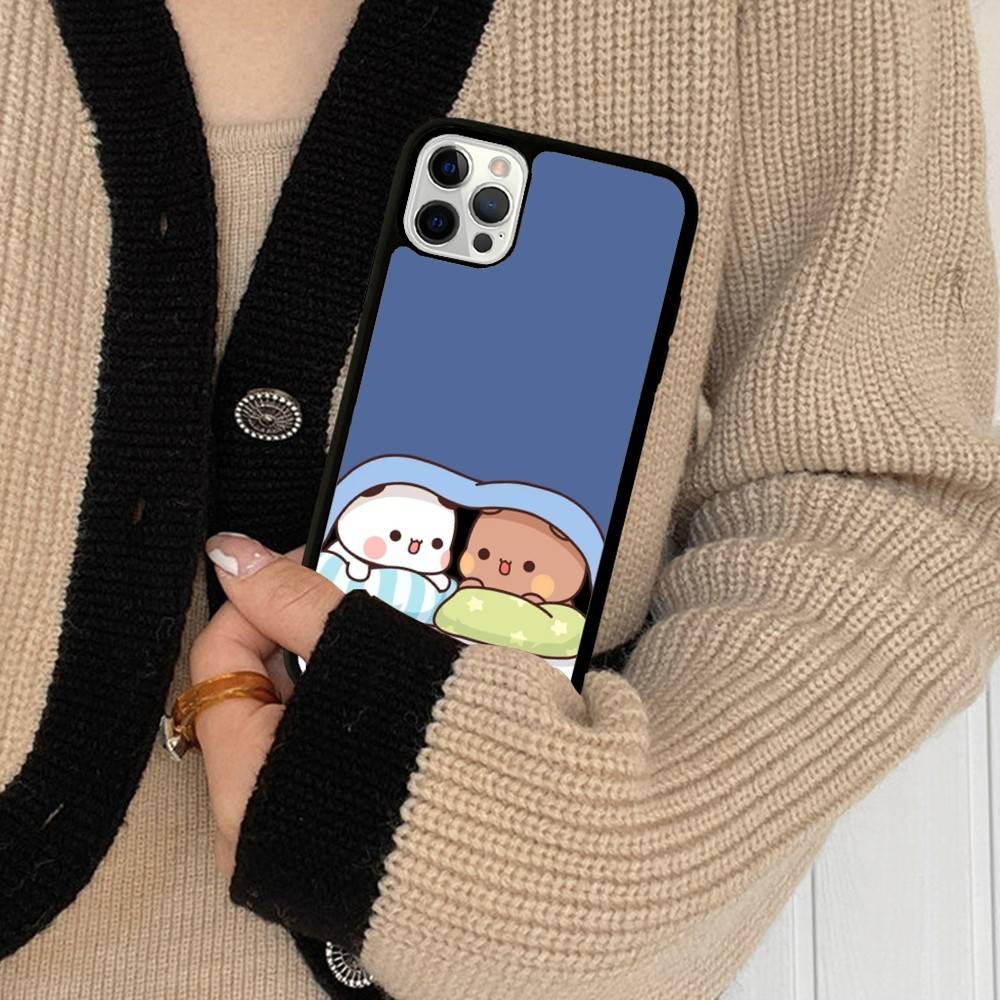 

Character Bubu And Dudu Phone Case For IPhone 17 16 15 14 13 Plus 12 11 Pro Max PC+TPU Cases Back Cover iPhone 13pro max