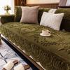 Short Plush Sofa Cover Living Room Winter Warm Couch Towel Home Decoration Anti-Slip Armchairs Seat Cover Sofa Cushion Slipcover