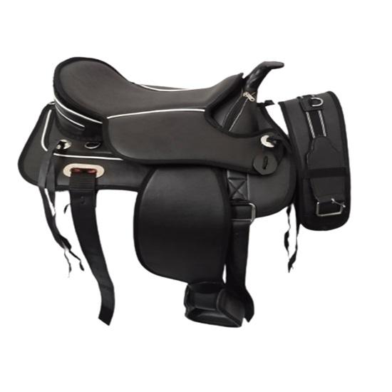 All Purpose-Treeless western Synthetic Saddle For Horses (Sizes: 14"-18")