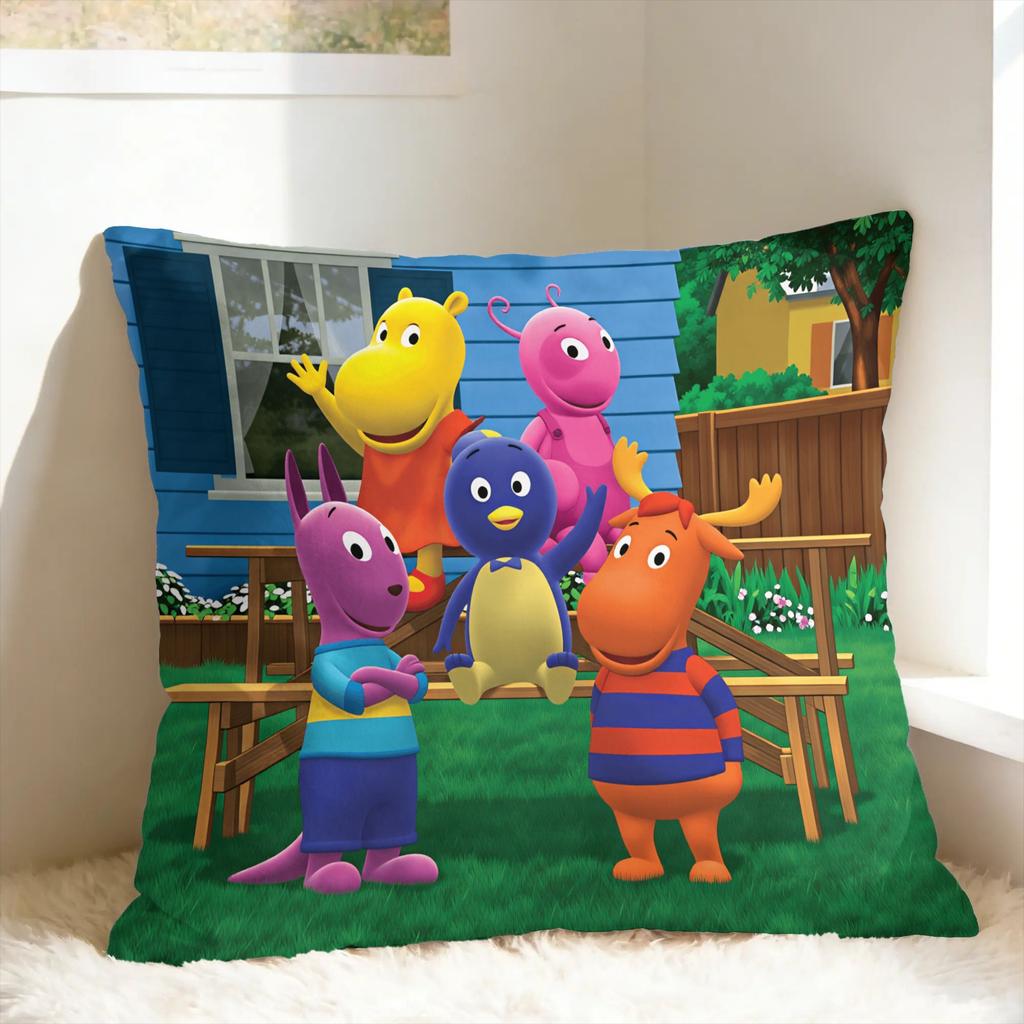 Cartoon T-The B-Backyardigans Pillow Case Comfy Pillow Cover For Couch Sofa Bedroom Retro Trendy Pillowcases