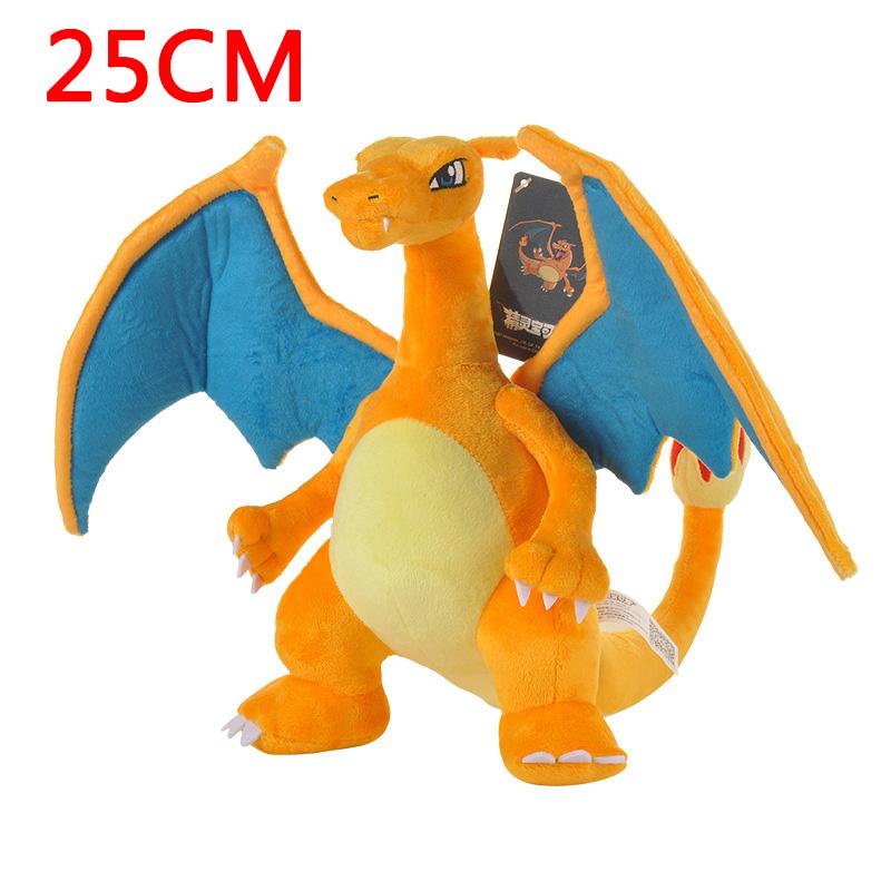 Pokemon Plush Stuffed Plaything Pikachu Charizard Gengar Genuine Plush Doll Soft Kawaii Cartoon Toys for Kids Birthday Presents
