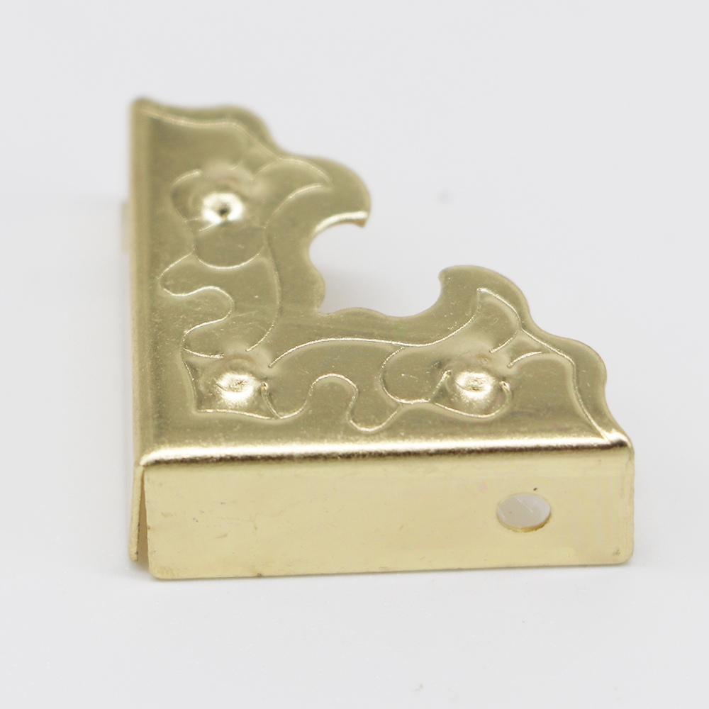 Wooden Case Decorative Metal Crafts Corner Foot Corner Brackets Corner Protector for Furniture
