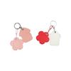 Creative Flower Keychain Protective Case Flower Key Cover Cap Funny PU Key Case  Couple