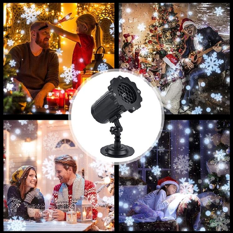 Christmas Projector Lights Outdoor Indoor Christmas Decorations Snowflake LED