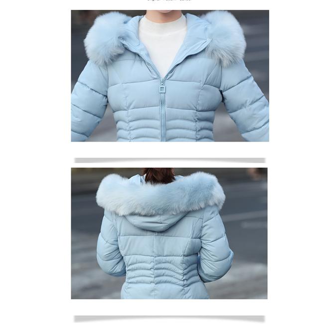Parky z umělé kožešiny Ženy Nové Nové Zimní Péřová Bavlněná Bunda Ženy Silný sníh Zimní kabát Dámské Oblečení Dámské bundy Parky