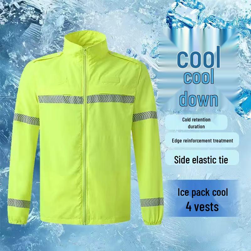 Reflective Pongee UV Protection Safety Vest: Lightweight, Breathable Traffic & Road Administration Apparel