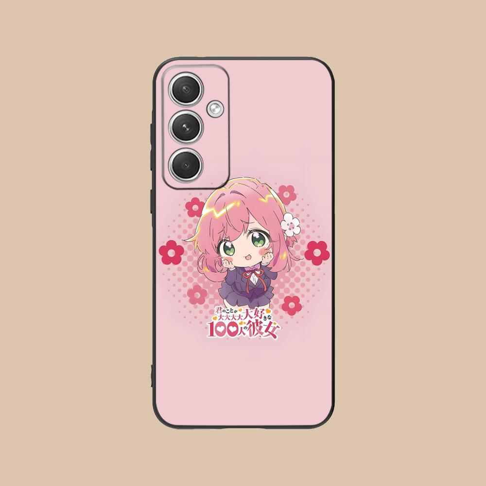 Anime Hakari Hanazono Matte Mobile Phone Case for Samsung Galaxy S26 S25 S24 S23 S22 S21 S20 Note20 Plus FE Ultra Colorful Cover