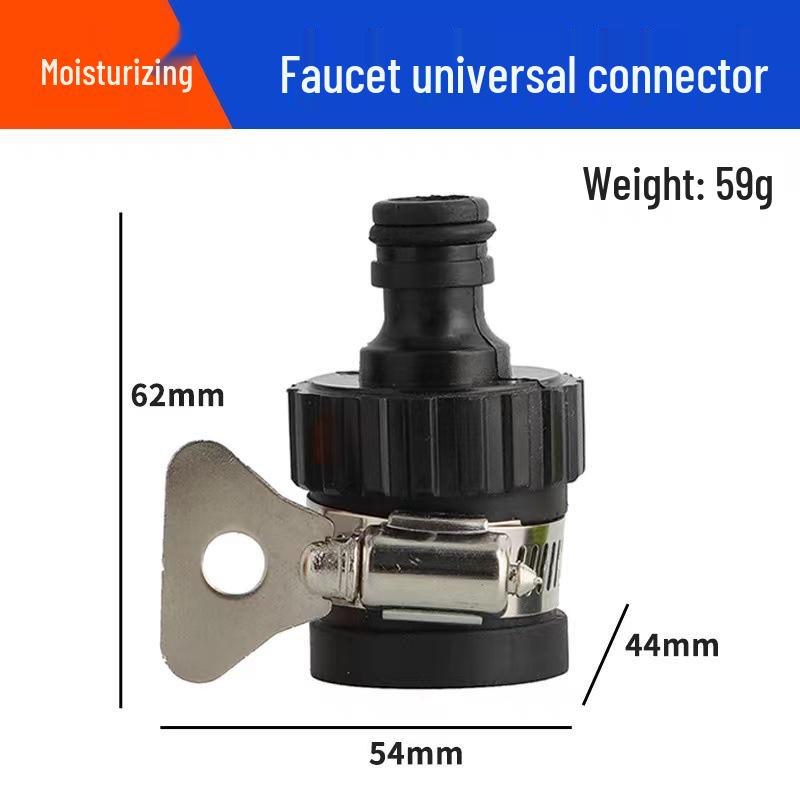 Irrigation Hose Black Nipple Connector for Car Wash & Outdoor Faucet