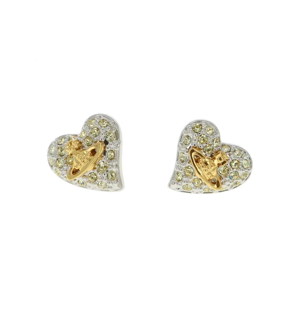 Earrings TINY DIAMANTE HEART Brass [Vivienne Westwood] Women's 62010041/02P286 [Item]
