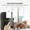 2L Tuya  APP Control Automatic Stainless Steel Pet Feeder Auto Cat Food Dispenser Smart USB Pet Feeder for Cat Dog Dry Food Bowl