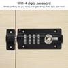 4 Digit Pin Code Digital Deadbolt Lock Anti-theft Keyless Door Catch  for Wooden Door