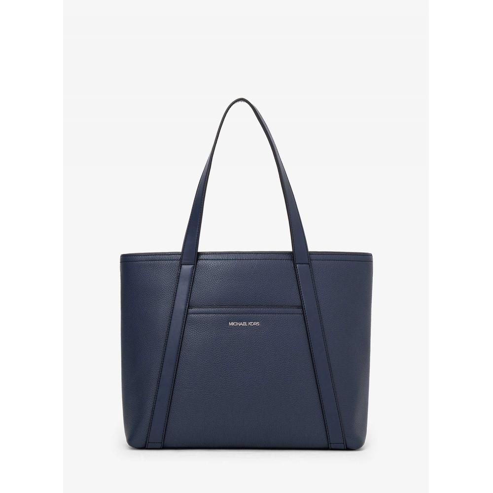 

Michael Kors Шкіряна сумка Cooper 37f4lcot3l410 Темно-синя F