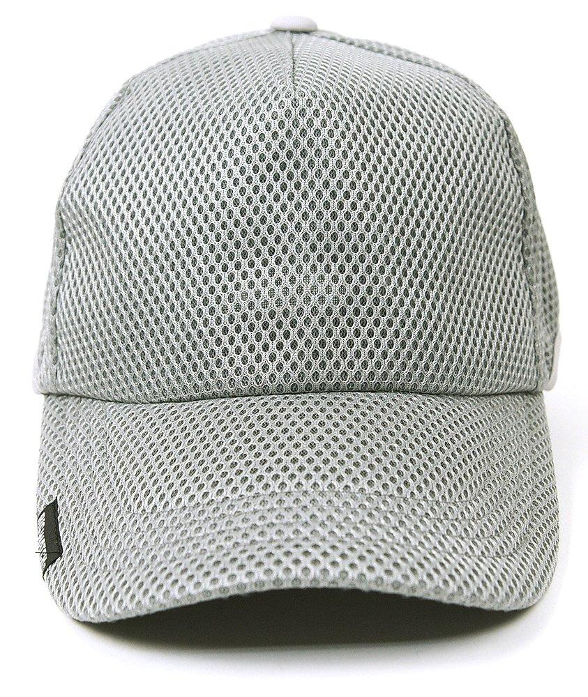 Plain Round Mesh Cap Light Gray Large Size [Big Watch] CPMG-09R Men's