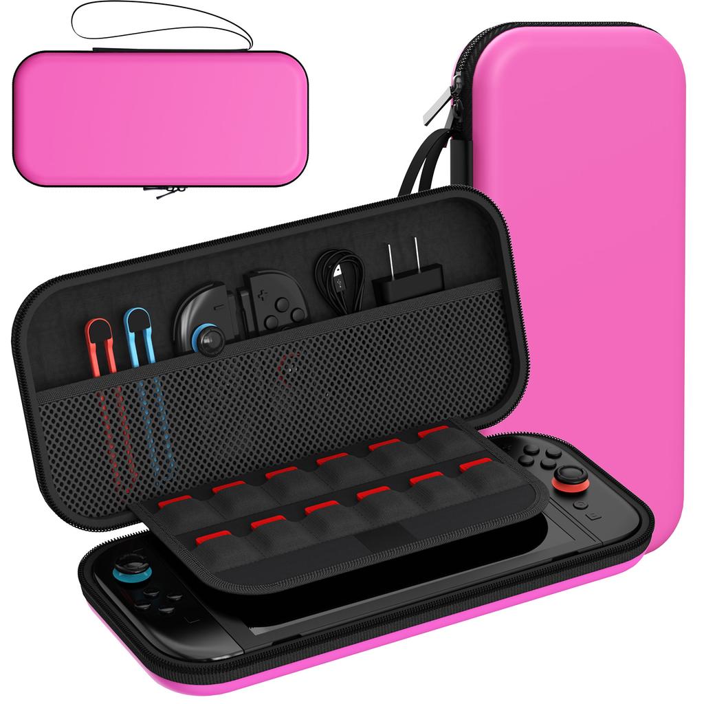 Carrying Case Compatible with Switch 2 (2025) - for Console Accessories Portable Hard Shell Pouch Carrying Travel Bag