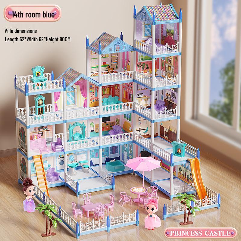 Princess Castle Dollhouse DIY Building Kit for Girls