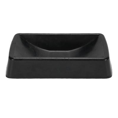 Stabilizator Roată Cric Unică 9 Inch Roată Caster Cauciuc Cric Doc cu Orificiu de Scurgere pentru Rulotă