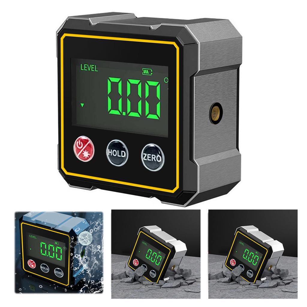 Digital Angle Measure Instrument USB Charging Table Saw Miter Protractor Slope Measuring Meter Woodworking Measuring Tool