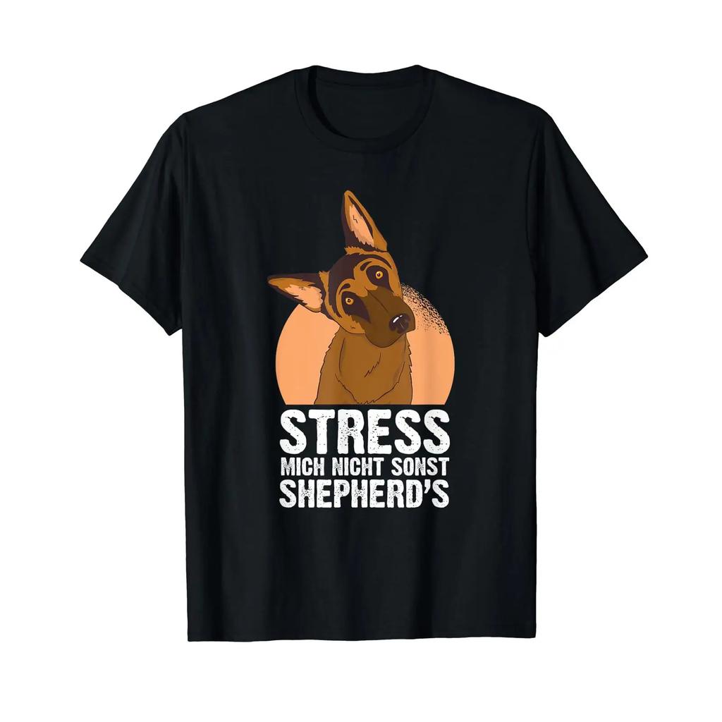 Dont Stress Me Otherwise Shepherds T Shirt Vintage Breathable Designer Clothes Stretched Versatile Unisex Casual Soft