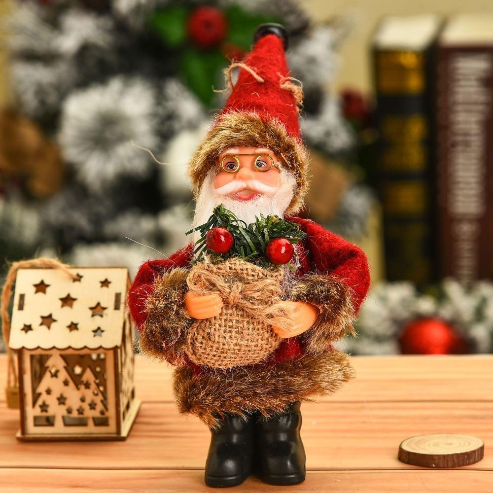 New Year Xmas Tree Ornament Party Supplies Santa Claus Doll New Home Decoration  Christmas