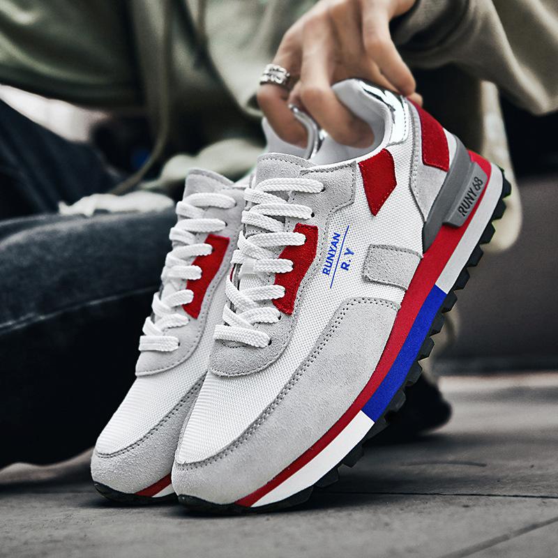 New Shoes Soft Sole Breathable Non-slip Casual Sports Shoes Niche Retro Running Shoes