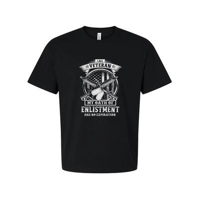 Ich bin Veteran Unisex T-Shirt Mit Eid der Einberufung Hat Kein Ablaufdatum Grafik Te