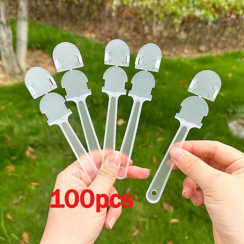 100pcs/50pcs/10pcs Fan Handles for Projects And Designs, Without Battery, Fan Accessories, Outdoor Fan Handle, Summer Supplies