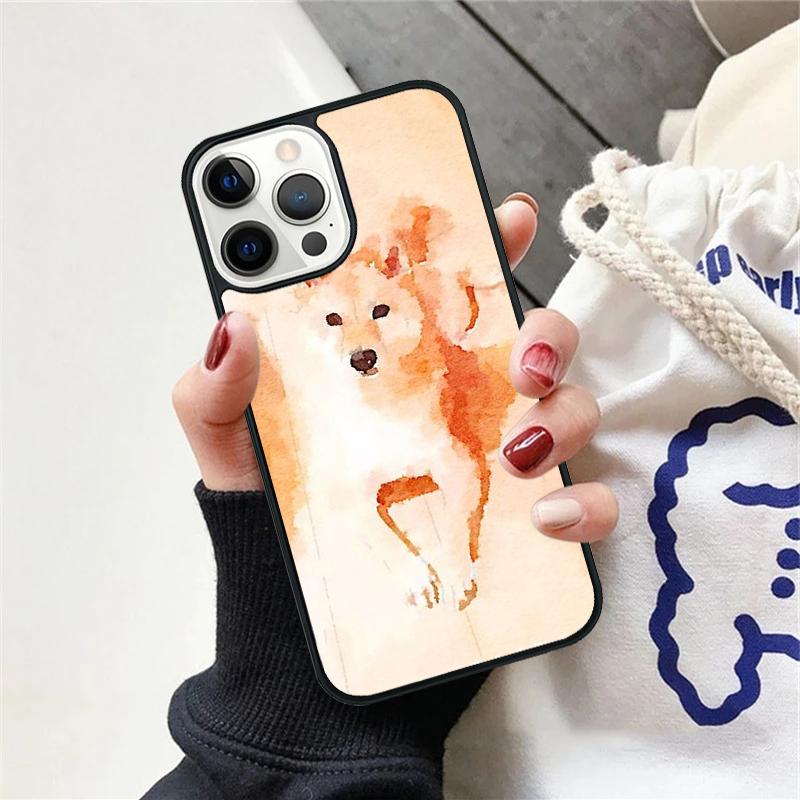 Animal Shiba Inu Phone Case For iPhone 17 Air 15 16 Cover 11 13 14 Pro Max 12 Plus Max Fundas