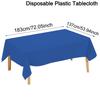 Disposable Solid Color Tablecloth Birthday Party Wedding Christmas Table Cover for Home Kitchen Dining Rectangle Tablecovers