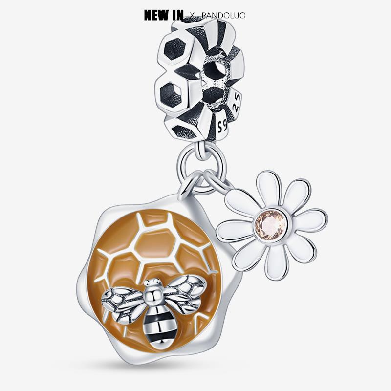 Brand Latest Arrival Yellow Series Animal Shape Charm Bead Component Bead Components Compatible With Pandach Authentic Original Bracelet High Quality