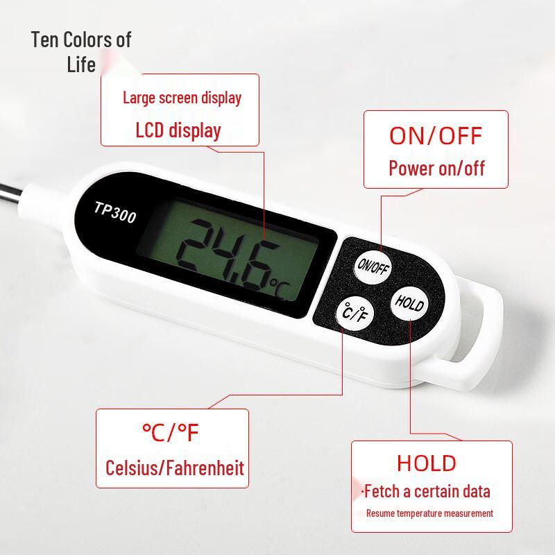 Stainless Steel Food Thermometer (2-Pack)
