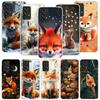 Animal Fox Phone Case for Samsung Galaxy A17 A16 A15 A14 A13 A57 A56 A55 A54 A53 A37 A36 A35 A34 A33 A26 A25 A24 A23 Galaxy A16