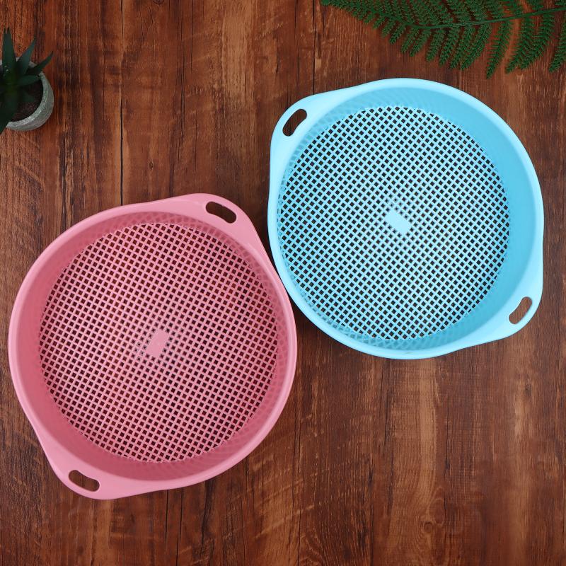Garden Square Hole Soil Sieve Sifter Round Sifting Strainer Sand Screen Filter Compost Home Gardening Filter Soil And Stone Tool