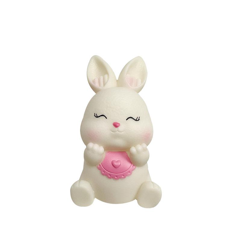 

Мультяшный кролик слюнявчик ночник общежитие спальня прикроватная лампа декор подарок украшение