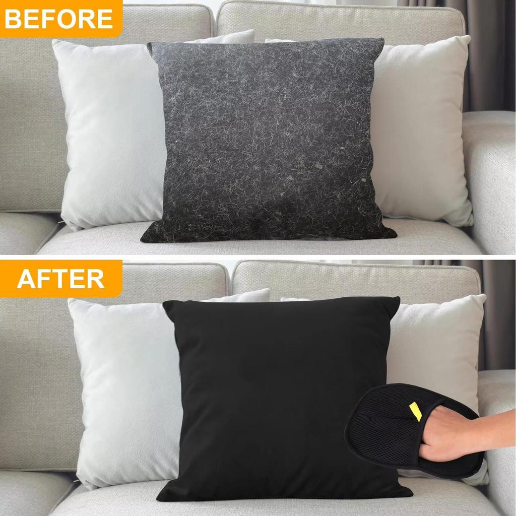 Pet Hair Removal Glove Double Sided Pet Hair Remover Static Dedusting Brush Pet Hair Remover Brush Removing Dog Cat Hair From Sofa Carpet Clothes Tool