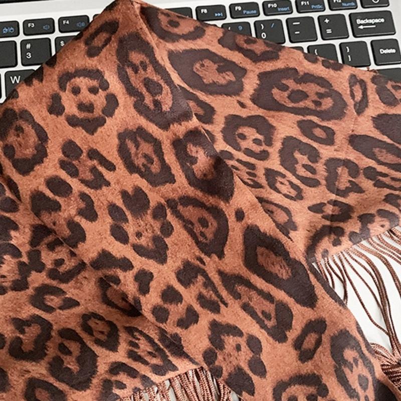 Animal Pattern Tassels Detail Hip Wrap Curtain Triangular Stretchable Belt Waistband Comfortable Daily Party Wear