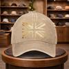 British Flag Print Baseball Cap Casual Snapback Hat Fashionable Hat Outdoor Adjustable Leisure Cap Suitable for All Season