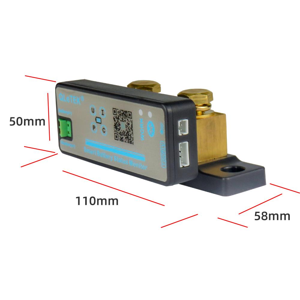 2.4 Inch Wireless BT Voltage Meter Current Meter Ammeter Voltmeter Coulometer Battery Power