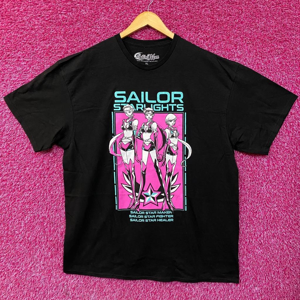 T-Shirt Anime Sailor Moon Sailor Starlight Ritratto di Gruppo