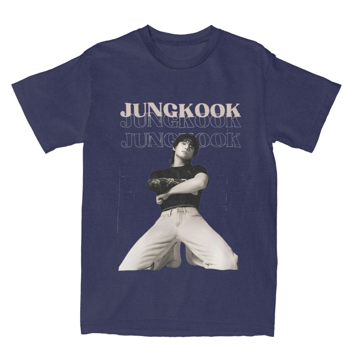 

Jungkooks Vintage T-Shirt Summer Korean Pop Awesome T-Shirts 100 Cotton Harajuku Tee Shirt For Men Short-Sleeved Casual Tops 4XL