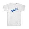 Gift T-Shirt : Solomon Islands Flag College Script Country Islander