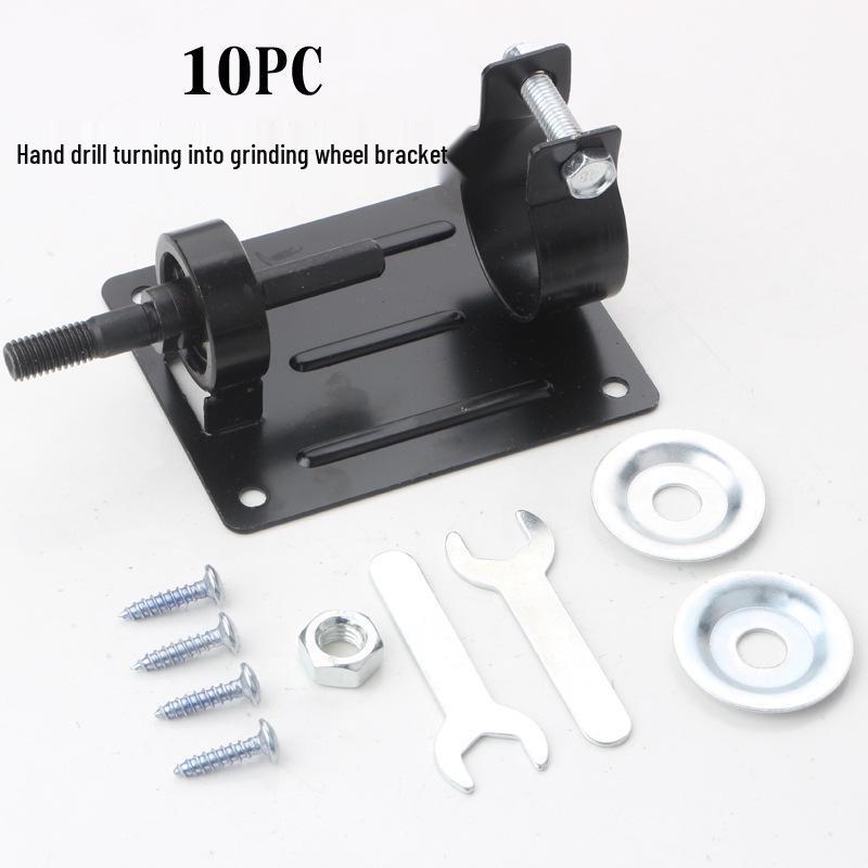 Compact Hand Drill to Grinder Conversion Kit for Metal Polishing and Sharpening