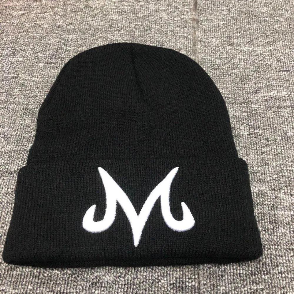 New Dragon Ball Buu Unisex Cotton Cartoon Embroidered Beanies Casual Hats Knitted Winter Hat Hard Hip Hop Skull Bonnet Hat