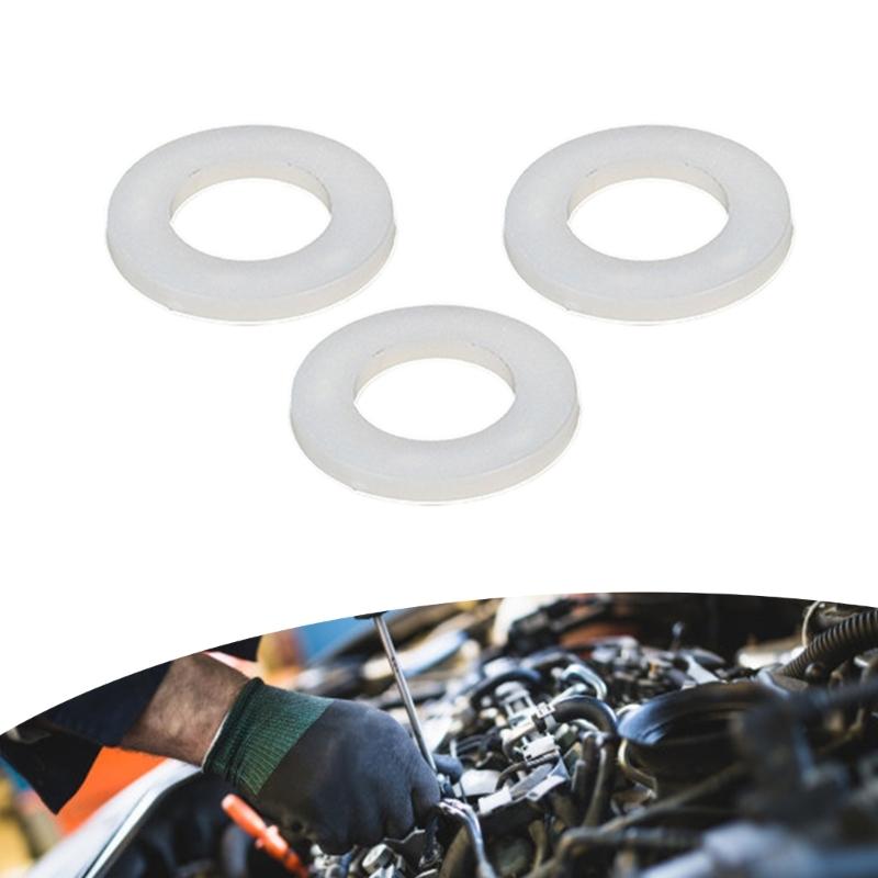 60x Nylon Fitting Rings White Electronic Equipment Components Suitable For Diverse Applications In Various Fields
