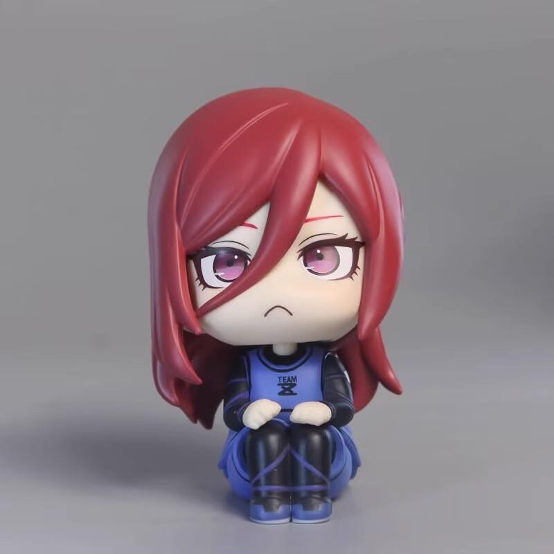 10cm Q Version Blue Lock Anime Figure Sagi Yoichi Chigiri Hyoma Nagi Seishiro Figures Collection Model Figurine Doll Toy Gift