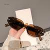 Fashion  Cat Eye Women's Sunglasses Luxury Design Small Frame Oval Sun Glasses Shades Female Trendy Eyewear Oculos De Sol