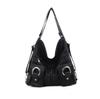 Big bag female personality fashionable zipper pocket backpack large capacity shoulder crossbody