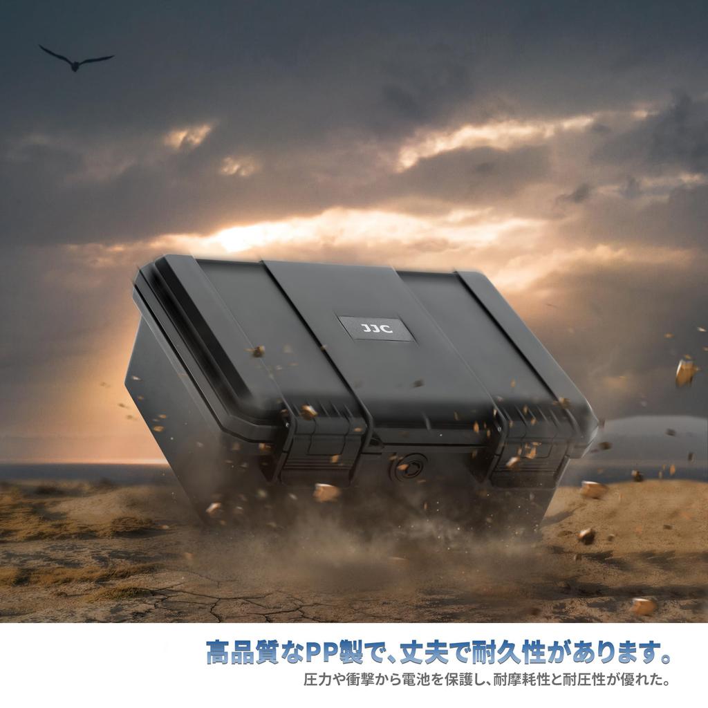 JJC 135 Film Holds 15 Rolls of 35mm Protective Film Canister with Made of IP67 and with Pressure Regulating Valve Case, Film, Cap, PE, Waterproof,