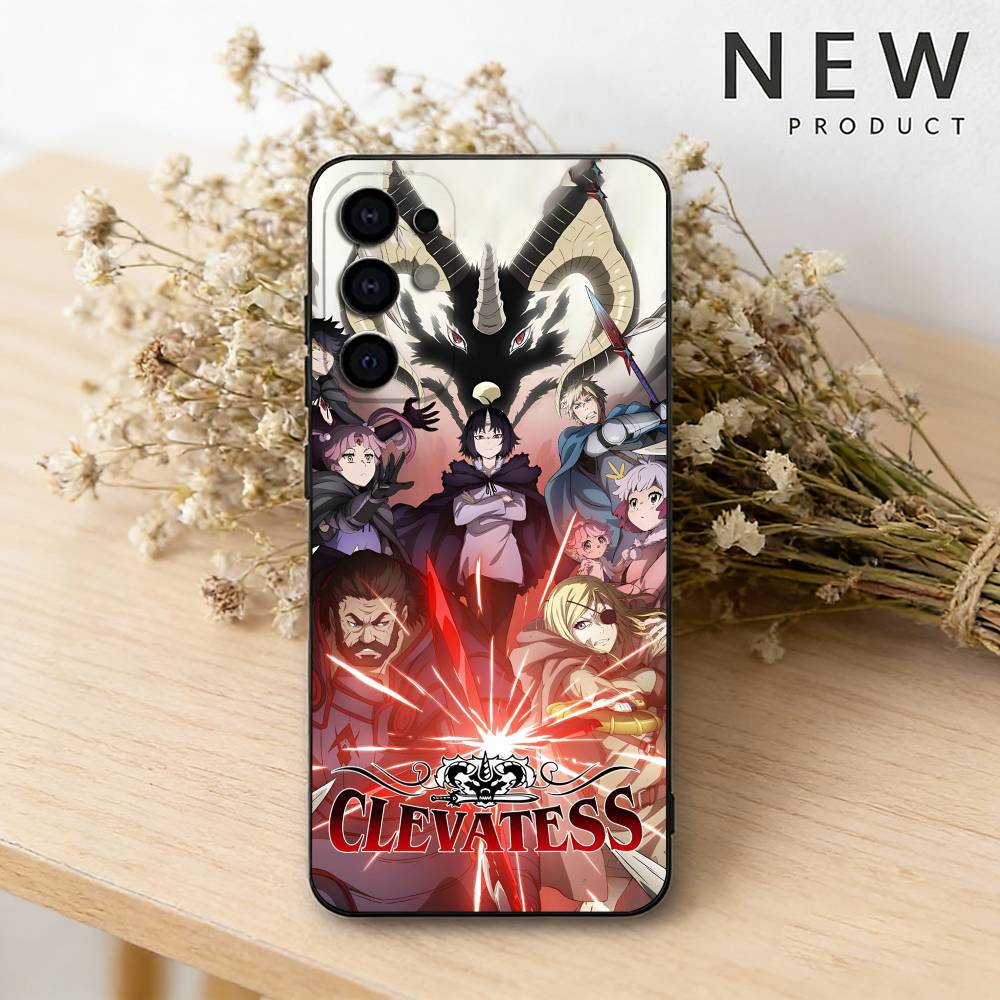Anime C-Clevatess-S Phone Case For Samsung S26,25,24,21,22,23,30,20,Ultra,Plus,Fe,Lite Black Soft Cover