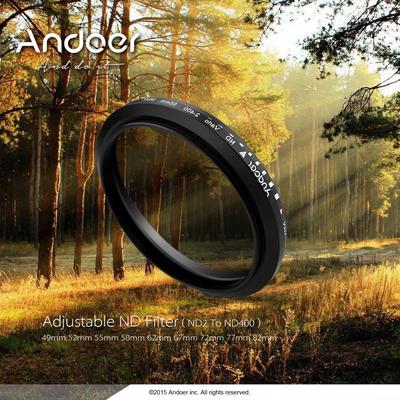 72mm ND Fader Neutral Density Adjustable ND2 To ND400 Variable Filter for Canon Nikon DSLR