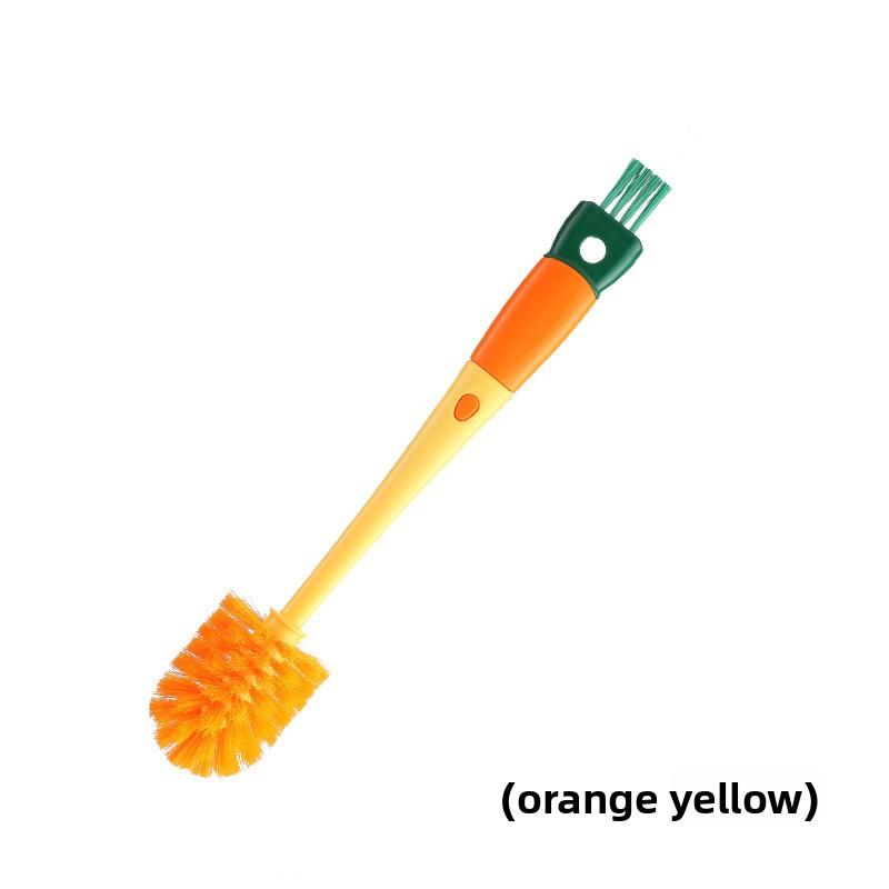 Four in One Long Handled Bottle Water Cup Carrot Cup Lid Brush four-in-one